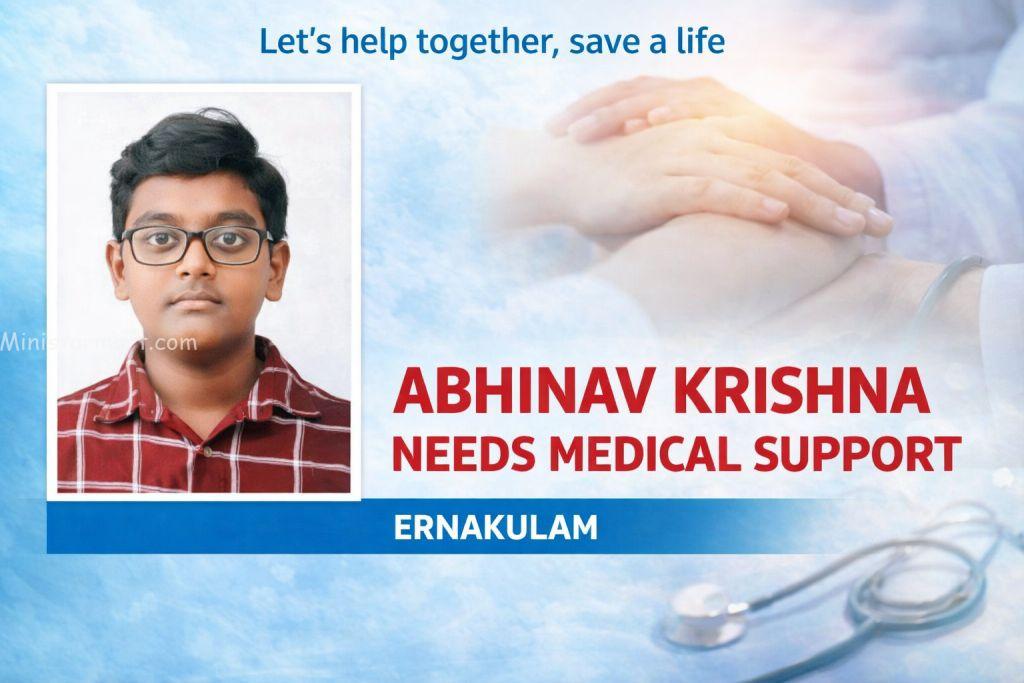 Save Abhinav Krishna: A Call For Lifesaving